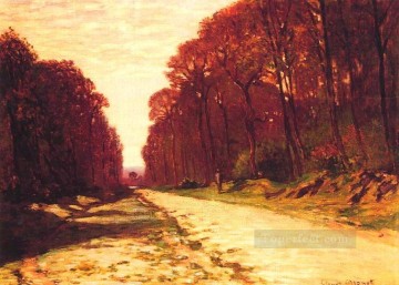 森の中の道 クロード・モネの風景 Oil Paintings